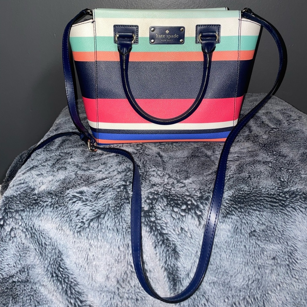 Striped Boxy Crossbody